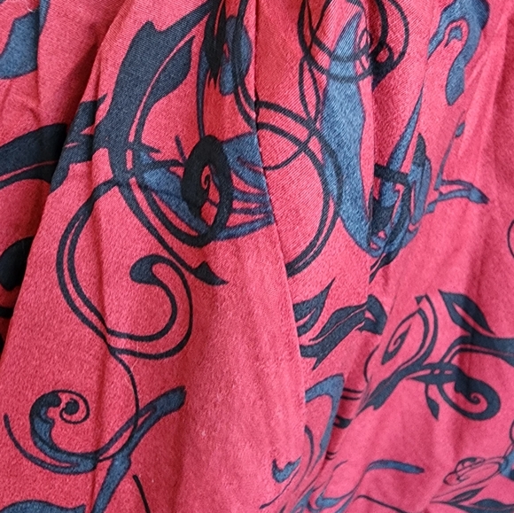 Size 20 Chic Star Burgundy Skirt BNWT - Picture 2 of 4